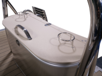 Q-Series Lounge Plus Bue-rear-storage-cup-holder