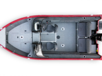 19XT_ChiliPepperRed_Overhead_(No Bimini No Rod Holders)
