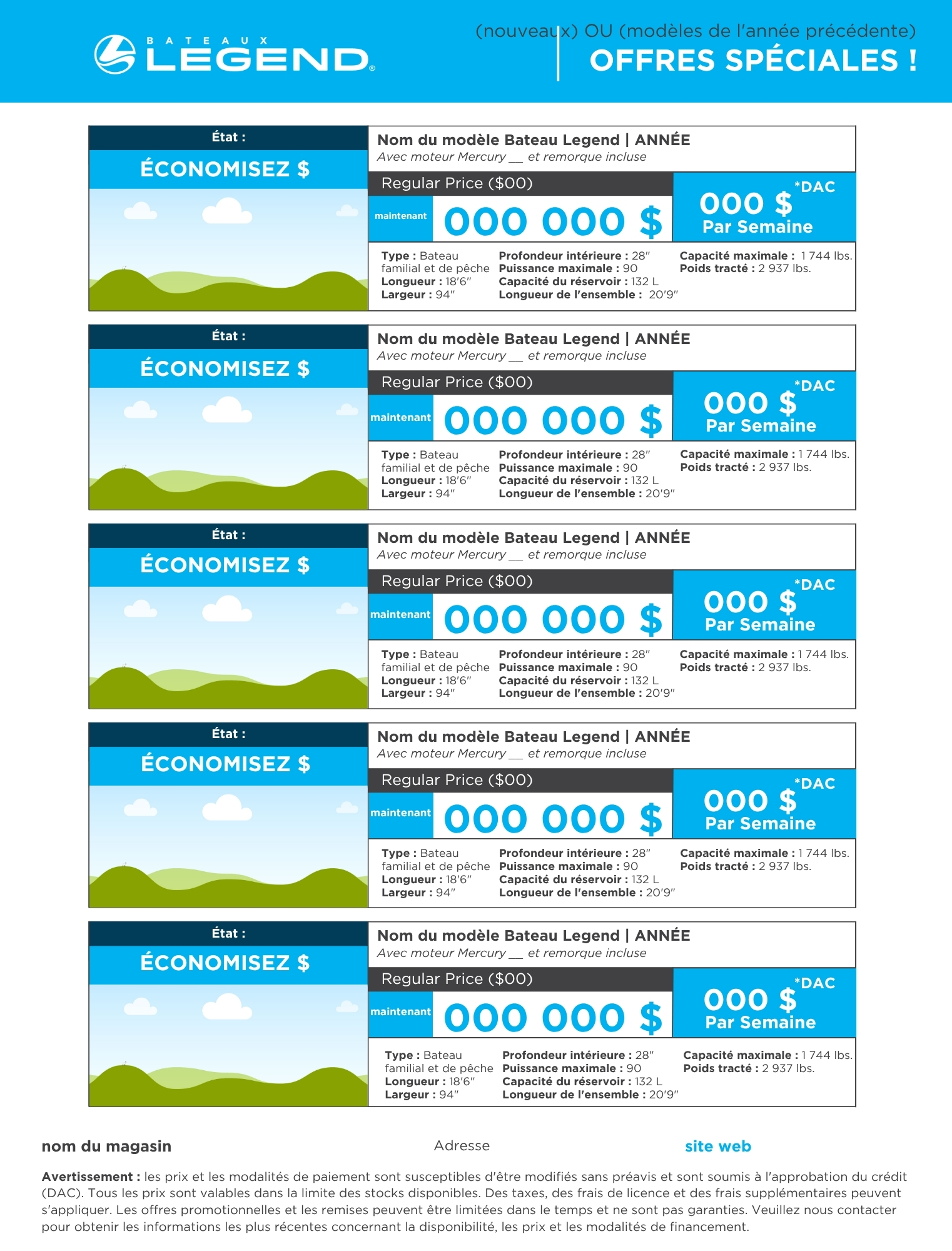 Page de la coque en V